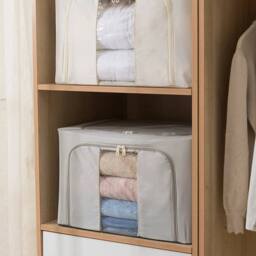 Kelvenix 4PCS Clothes Storage Bags in Grey - thumbnail 3