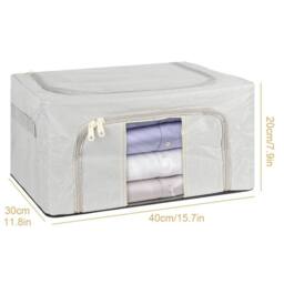 Kelvenix 4PCS Clothes Storage Bags in Grey - thumbnail 2
