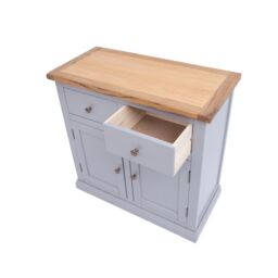 Cabinet Bits Rocca Grey 2 Drawer 2 Door Sideboard Brass Knob - thumbnail 5