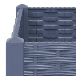 Berkfield Home Raised Bed 160x40x23 cm Polypropylene in Grey - Size: 160 x 40 x 23 cm - thumbnail 7