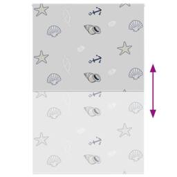 Berkfield Home Shower Roller Blind 150x240 cm Fabric Width 146 cm in Grey - thumbnail 5
