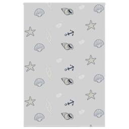 Berkfield Home Shower Roller Blind 150x240 cm Fabric Width 146 cm in Grey - thumbnail 2