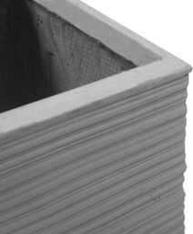 Primrose Terracotta Fibrecotta Berniss Trough Planter 80cm in Grey - thumbnail 4
