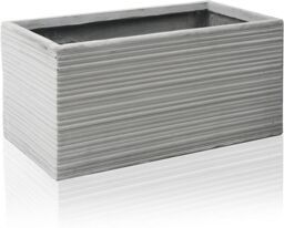 Primrose Terracotta Fibrecotta Berniss Trough Planter 80cm in Grey