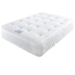 "Bed Choices Alaska Divan Bed 2 drawers, Mattress & 54"" Floor Standing Headboard in Black - Size: Super King" - thumbnail 4