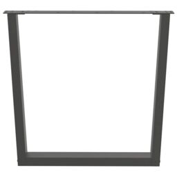 Berkfield Home Dining Table Legs V-Shape 2 pcs Anthracite 80x(72-73.3) cm Steel - thumbnail 3