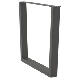 Berkfield Home Dining Table Legs V-Shape 2 pcs Anthracite 80x(72-73.3) cm Steel - thumbnail 5