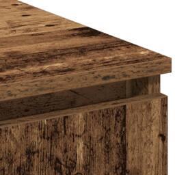 Berkfield Home TV Cabinet with LED Old Wood 180x38x49 cm Engineered Wood in Brown - Size: 180 x 38 x 49 cm - thumbnail 8