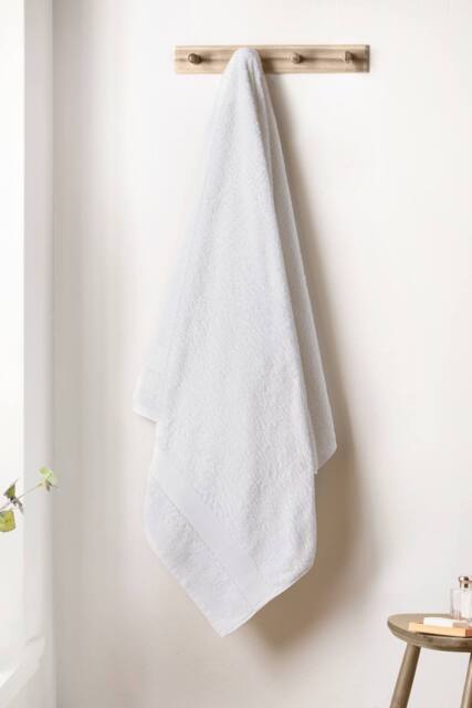 Bianca 'Supima Cotton' Towel in White - Size: Bath Sheet - image 1