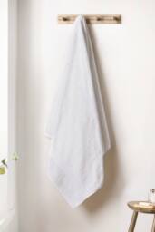 Bianca 'Supima Cotton' Towel in White - Size: Bath Sheet - thumbnail 1