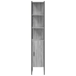 Berkfield Home Bathroom Cabinet Grey Sonoma 33x33x185.5 cm Engineered Wood - thumbnail 6