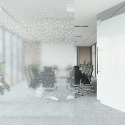 Berkfield Home Window Film Frosted 3D Rainbow Pattern 60x1000 cm PVC in Black - thumbnail 3