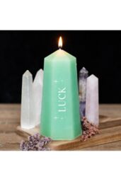 KDMD Luck Crystal Candle with Rough Green Aventurine - thumbnail 5