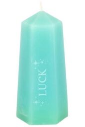 KDMD Luck Crystal Candle with Rough Green Aventurine - thumbnail 2
