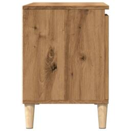 Berkfield Home TV Cabinet Artisan Oak 102x35x50 cm Engineered Wood in Brown - Size: 102 x 35 x 50 cm - thumbnail 5