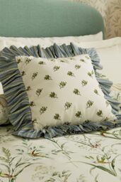 Sanderson 'Tuileries' Cotton Cushion - Size: 45 cm x 45 cm - thumbnail 2