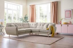 The Great Sofa Company Ailis 2 Corner 2 Faro Linen in Beige - thumbnail 1