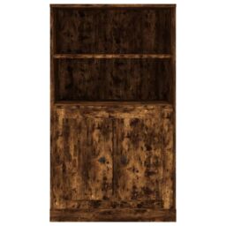 Berkfield Home Highboard Smoked Oak 60x35.5x103.5 cm Engineered Wood in Brown - thumbnail 6