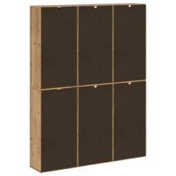 "Berkfield Home Side Cabinets 6 pcs ""ODDA"" 40x24x79 cm Solid Wood Pine in Brown - Size: 40 x 24 x 79 cm" - thumbnail 8