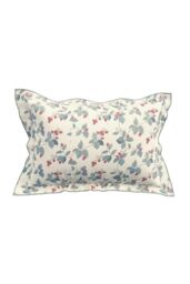 Sanderson 'Rubus' Cotton Sateen Duvet Cover Set in Raspberry - Size: Super King - thumbnail 3