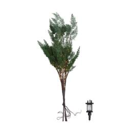 Samuel Alexander 90cm Set of 3 Christmas Fir Twig with 90 Warm White LEDs (Twigs only) in Green - thumbnail 1