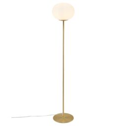 Nordlux Modern Indoor Floor Lamp Brass Glass E27 Hand Blown - Mains Powered, IP20 in Gold - thumbnail 2