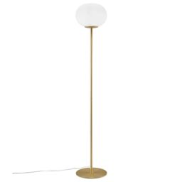 Nordlux Modern Indoor Floor Lamp Brass Glass E27 Hand Blown - Mains Powered, IP20 in Gold - thumbnail 4