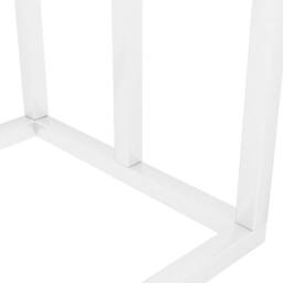 Berkfield Home Freestanding Towel Rack White 48x24x79 cm Iron - Size: 48 x 24 x 79 cm - thumbnail 6