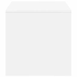 Berkfield Home TV Cabinet White 100x40x40 cm Engineered Wood - Size: 100 x 40 x 40 cm - thumbnail 6
