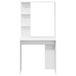 Berkfield Home White Computer Desk White Engineered wood Medium Computer Desk - thumbnail 5
