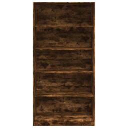 Berkfield Home Wardrobe Smoked Oak 100x50x200 cm Engineered Wood in Brown - Size: 100 x 50 x 200 cm - thumbnail 4