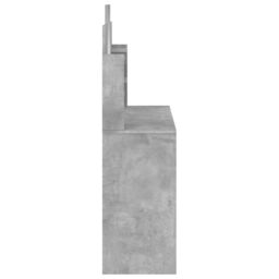 Berkfield Home Dressing Table with Mirror Concrete Grey 96x39x142 cm - Size: 96 x 39 x 142 cm - thumbnail 6