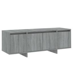 Berkfield Home TV Cabinet Grey Sonoma 120x30x40.5 cm Engineered Wood - thumbnail 3