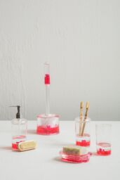 Orsina Acrylic Hearts Tumbler in Red - thumbnail 4