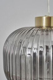 BHS Lighting Lyna Easy Fit Light Shade in Gold - thumbnail 3