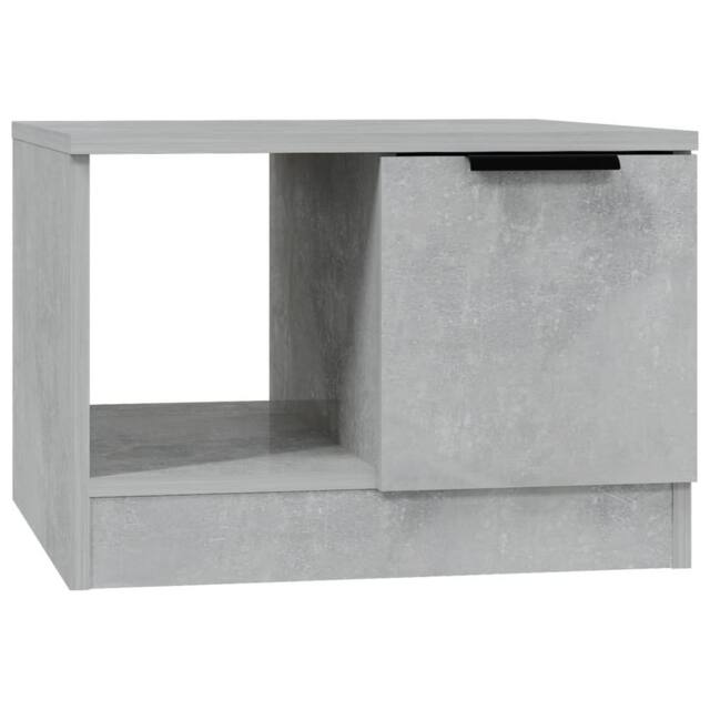 Berkfield Home Coffee Table Concrete Grey 50x50x36 cm Engineered Wood - Size: 50 x 50 x 36 cm - image 1