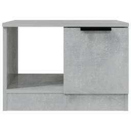 Berkfield Home Coffee Table Concrete Grey 50x50x36 cm Engineered Wood - Size: 50 x 50 x 36 cm - thumbnail 5