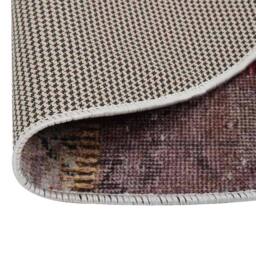 Berkfield Home Rug Washable Patchwork 120 cm Multicolour Anti Slip - Size: 100 cm diameter - thumbnail 4