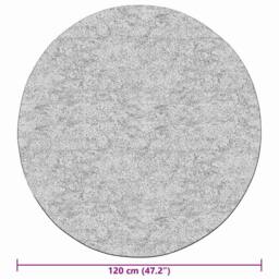 Berkfield Home Rug Washable Patchwork 120 cm Multicolour Anti Slip - Size: 100 cm diameter - thumbnail 6