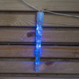 Samuel Alexander 6.9m Icicle Christmas Chaser Lights with 72 Blue LEDs - thumbnail 6