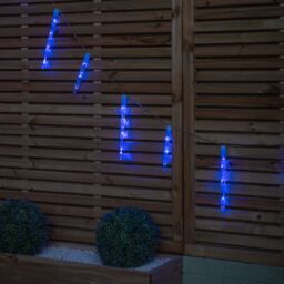 Samuel Alexander 6.9m Icicle Christmas Chaser Lights with 72 Blue LEDs - thumbnail 5