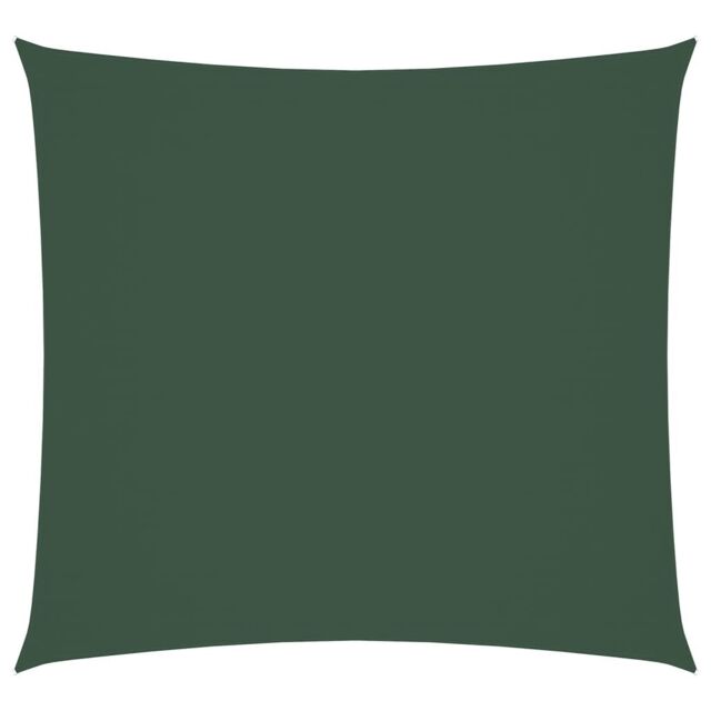 Berkfield Home Sunshade Sail Oxford Fabric Square 7x7 m Dark Green - image 1