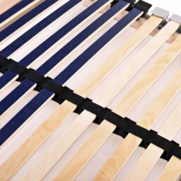Berkfield Home Slatted Bed Bases 2 pcs with 42 Slats 7 Zones 70x200 cm in Brown - thumbnail 6