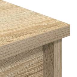 Berkfield Home Highboard Sonoma Oak 50x35x180 cm Engineered Wood in Light Tan - Size: 50 x 35 x 180 cm - thumbnail 9