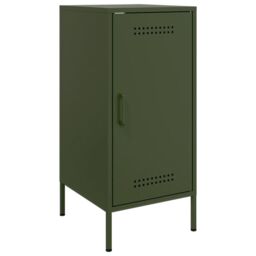 Berkfield Home Sideboards 2 pcs Olive Green 36x39x79 cm Steel - Size: 36 x 39 x 79 cm - thumbnail 6