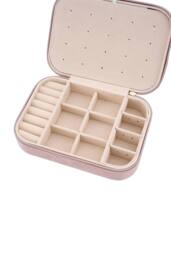 SHEONLY Women's Portable Multi-functional Jewellery Storage Box in Pink - thumbnail 3