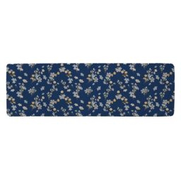 Benjamin Tate Design Blue & Yellow Bunches Runner Rug in Natural - Size: 67 cm x 230 cm - thumbnail 1