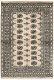 The Rug Shop UK Beige Handmade Traditional Easy to clean Border Floral Area Rug - Size: 170 cm x 240 cm - thumbnail 4
