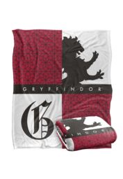 Warner Brothers Harry Potter House Pride Gryffindor Blanket 152 x 127 cm in White - thumbnail 2