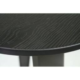 netfurniture Soho Grey Darkwood Round Bar Table - thumbnail 4